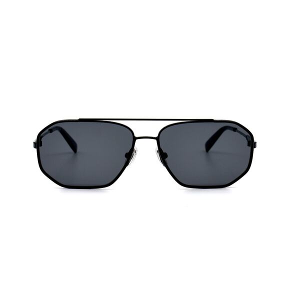 NEW SALVATORE FERRAGAMO SF303SLN 001 BLACK GREY AUTHENTIC SUNGLASSES - Picture 3 of 11